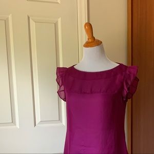 Gorgeous lightweight blouse with ruffles.